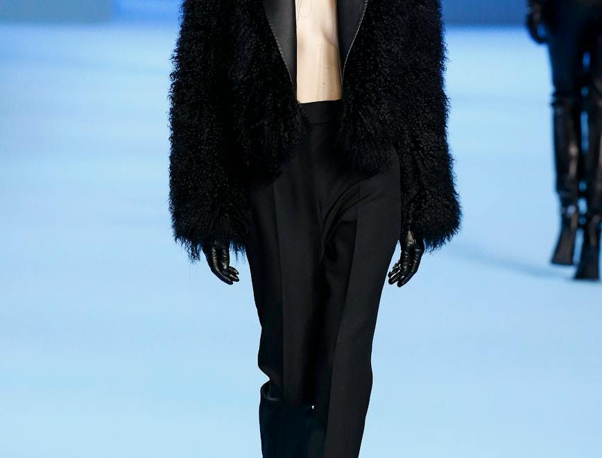 haider_ackermann_ready to wear fall winter 2017-18 paris fashion week march 2017 coat clothing apparel person human sleeve runway long sleeve fashion