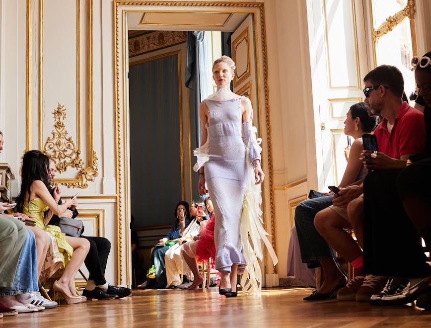 paris dress evening dress formal wear handbag adult female person woman shoe high heel